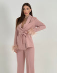 Tailleur Odette nella variante Rosa - top quality