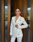 Tailleur DIAMANTE - Completo giacca e pantalone con Swarovski
