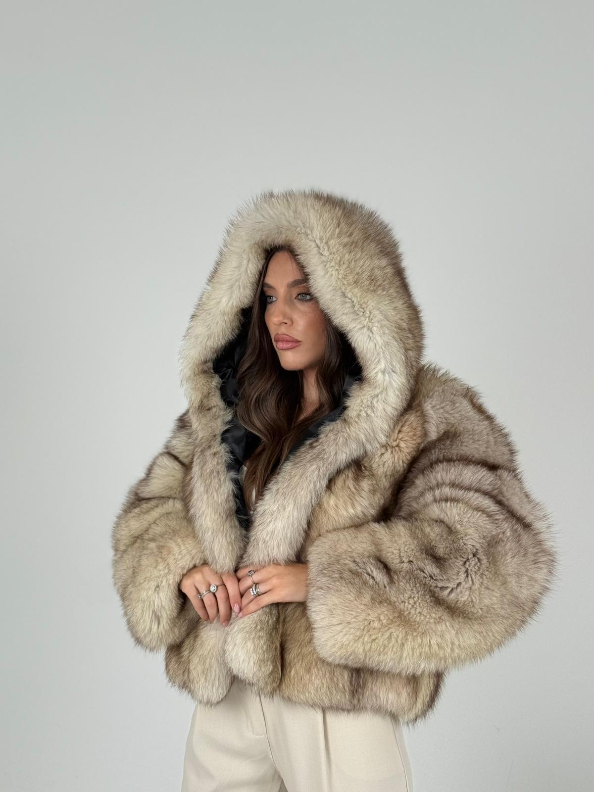 Giacca Corta Pelliccia Giacca In Pelliccia Sintetica Per Donna