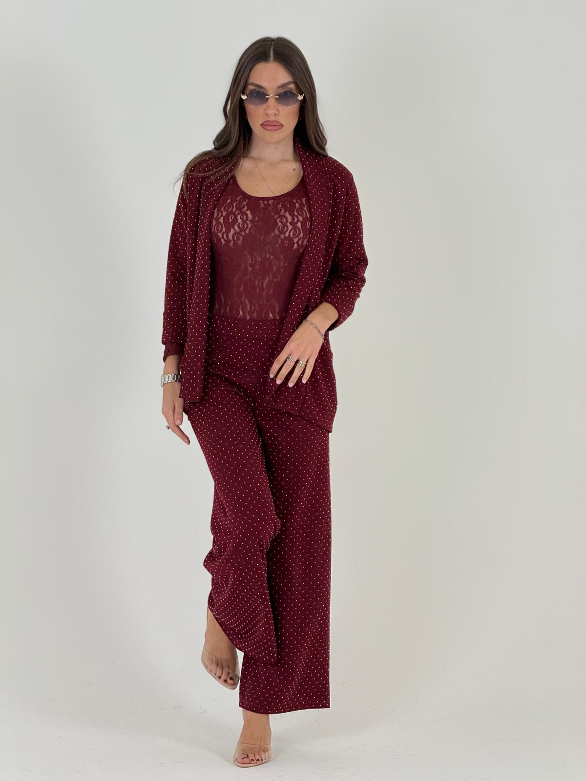 Saldo completo giacca e pantalone con punti luce