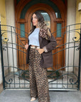 Leopardata fantasy lumina trousers