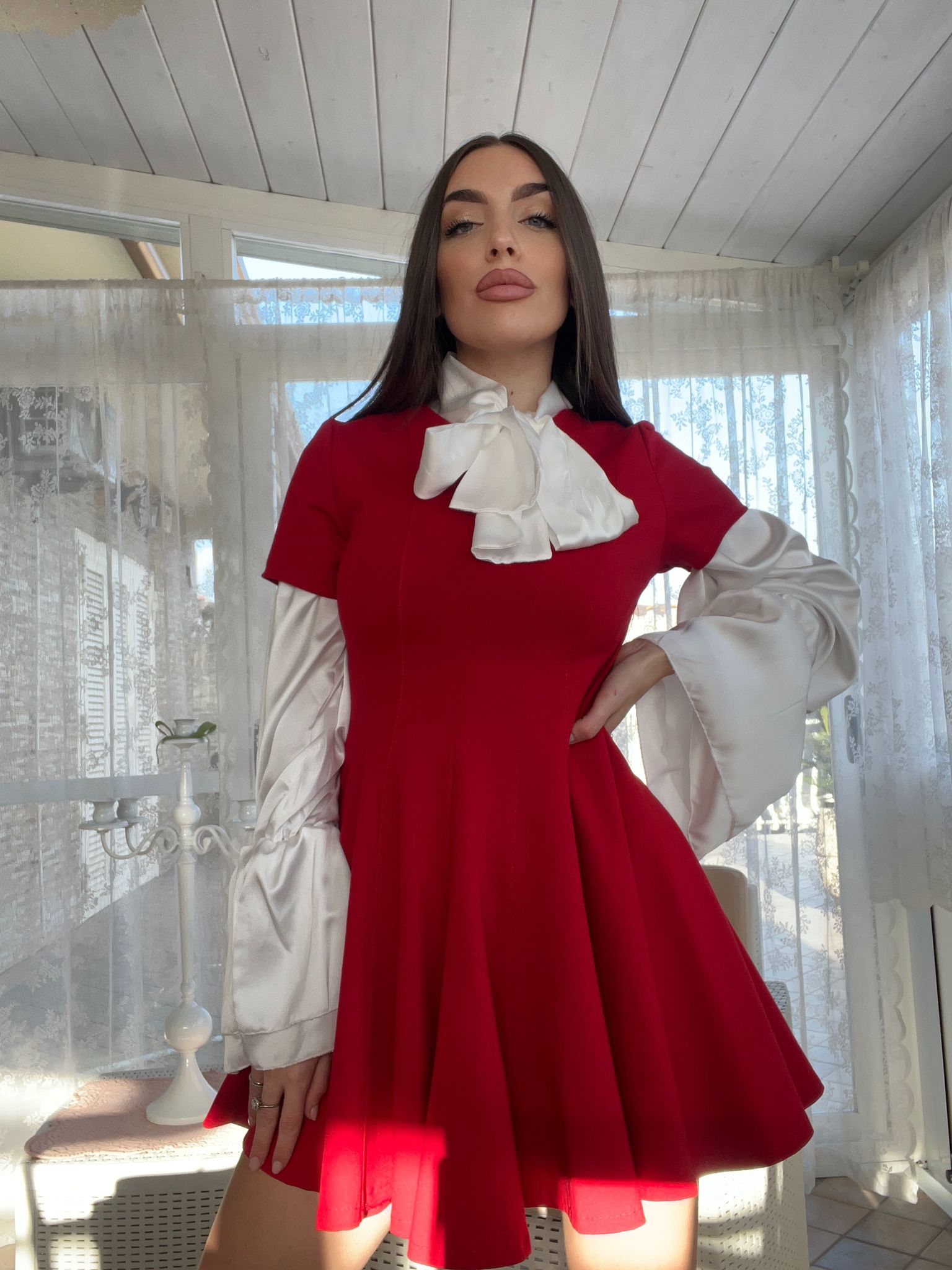 Robe ester - robe courte et chemise