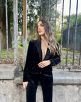 Tailleur Esmeralda - Velvet Tailleur con brillo