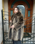 Pelliccia in marmotta- limited edition - best quality - N29- pelliccia vintage non ecologica - real fur - special price - limited Edition