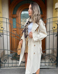 Long trench with belt