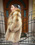 Pelliccia in volpe   - limited edition - best quality - N25 - pelliccia vintage non ecologica - real fur - special price - limited Edition