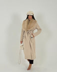 Cappotto COAT - Cappotto con collo in ecopelliccia