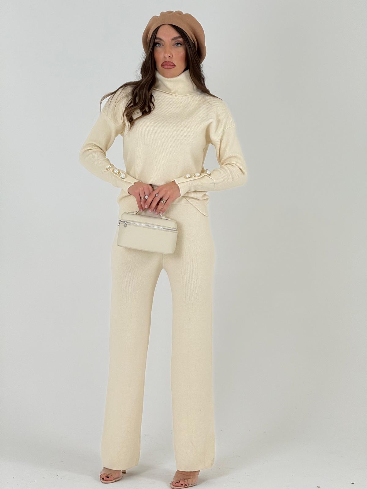 SALDO Tuta SUZU - Completo maglia collo alto e pantalone